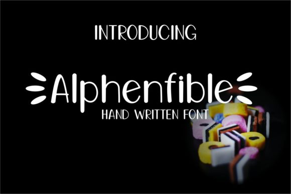 Alphenfible: A Handwritten Font for Creative Crafters