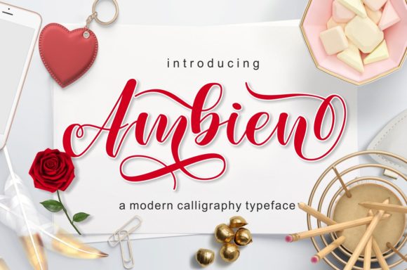 Ambien: A Script Font for Editorial Elegance