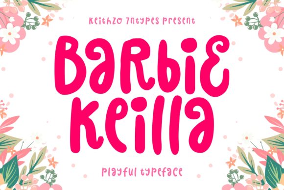 Barbie Keilla: A Font That Speaks in Soft Script