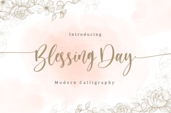 Blessing Day Font for Business Branding
