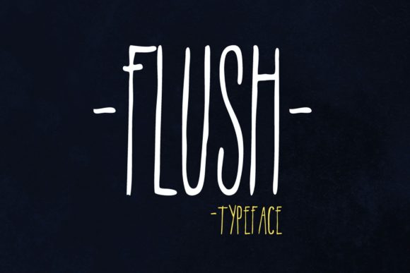 Flush: A Versatile Handwritten Font for Editorial Design