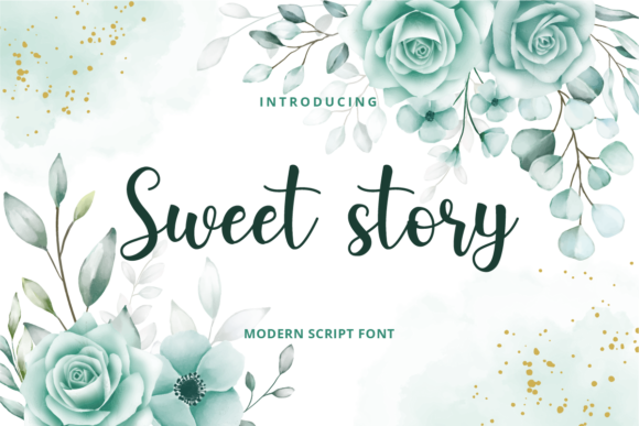 Font Choice That Speaks Volumes: Sweet Story in Action