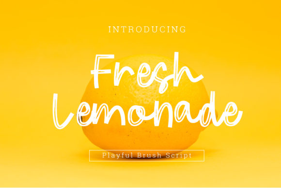 Fresh Lemonade Font for Polished Branding