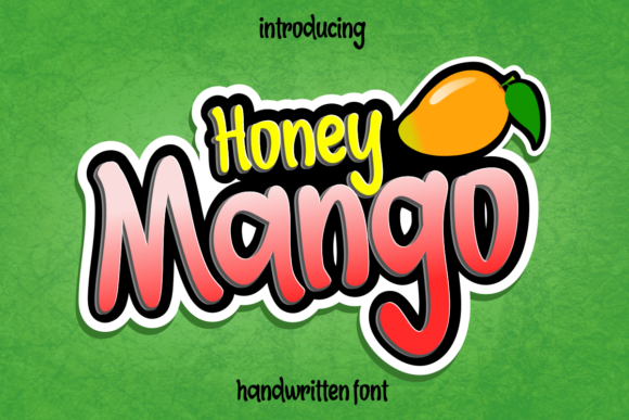 Honey Mango: A Handwritten Font for Warm Branding