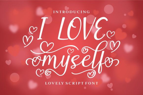 I Love Myself: A Font for Emotional Expression and Editorial Elegance