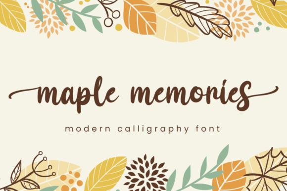 Maple Memories: A Timeless Script Font for Powerful Branding