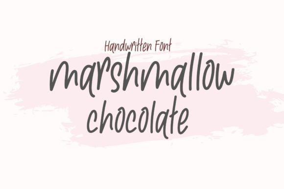 Marshmallow Chocolate Font for Branding