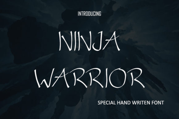 Ninja Warrior Font for Handmade Creations