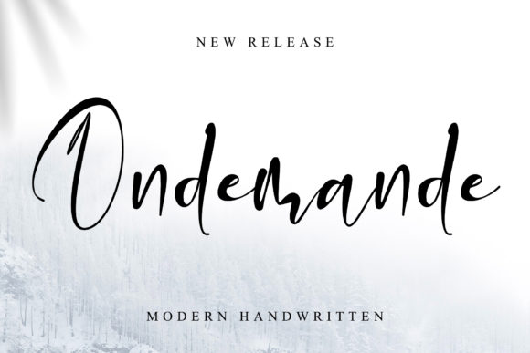 Ondemande: A Script Font That Elevates Branding