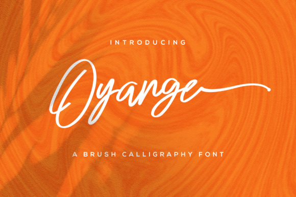 Oyange: A Script Font That Elevates Digital Branding