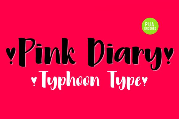 Pink Diary: A Versatile Script Font for Digital Design