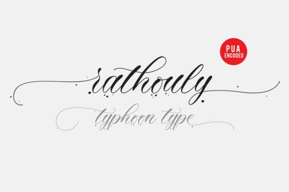 Rathouly: A Handwritten Font for Creative Branding