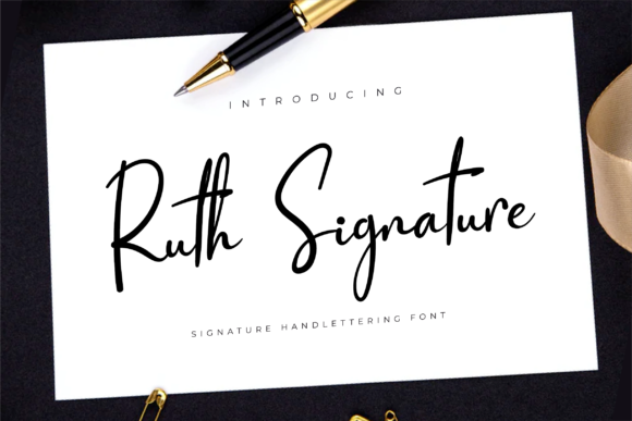 Ruth Signature: A Timeless Script for Digital Branding