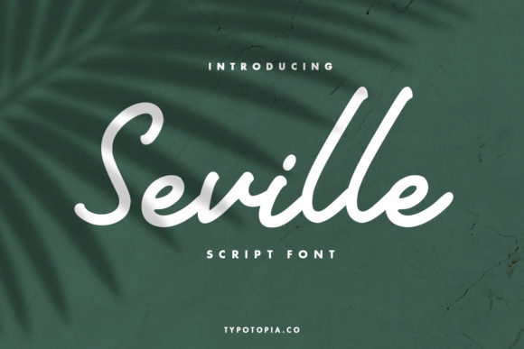 Seville: A Versatile Script Font for Editorial Design