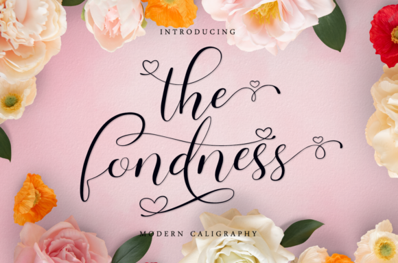 The Fondness: A Stylish Script Font for Branding Projects